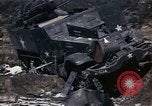 Image of Destroyed Army convoy Hoengsong Korea, 1951, second 28 stock footage video 65675041573