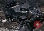 Image of Destroyed Army convoy Hoengsong Korea, 1951, second 29 stock footage video 65675041573