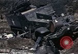 Image of Destroyed Army convoy Hoengsong Korea, 1951, second 32 stock footage video 65675041573