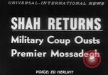 Image of Reza Pahlavi coup against Mosaddegh Iran, 1953, second 1 stock footage video 65675041646