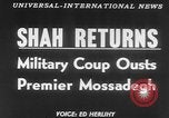 Image of Reza Pahlavi coup against Mosaddegh Iran, 1953, second 3 stock footage video 65675041646
