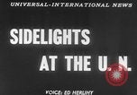 Image of Andrey Vishinsky New York City USA, 1953, second 4 stock footage video 65675041647