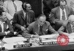 Image of Andrey Vishinsky New York City USA, 1953, second 37 stock footage video 65675041647
