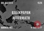 Immagine di Danni di bomba Balikpapan Borneo Indonesia, 1945, secondo 31 filmato di repertorio 65675041656