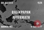Immagine di Danni di bomba Balikpapan Borneo Indonesia, 1945, secondo 32 filmato di repertorio 65675041656