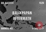 Immagine di Danni di bomba Balikpapan Borneo Indonesia, 1945, secondo 33 filmato di repertorio 65675041656