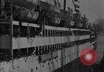 Standbild französischen liner Normandie New York City USA, 1934, aus Sekunde 19 historischem Filmmaterial Videoclip 65675041686