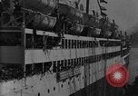 Standbild französischen liner Normandie New York City USA, 1934, aus Sekunde 20 historischem Filmmaterial Videoclip 65675041686