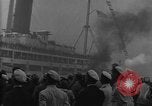 Standbild französischen liner Normandie New York City USA, 1934, aus Sekunde 27 historischem Filmmaterial Videoclip 65675041686