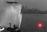 Standbild französischen liner Normandie New York City USA, 1934, aus Sekunde 51 historischem Filmmaterial Videoclip 65675041686