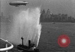 Standbild französischen liner Normandie New York City USA, 1934, aus Sekunde 52 historischem Filmmaterial Videoclip 65675041686