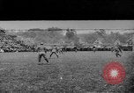 Standbild University of Michigan Football an der Fähre Feld Ann Arbor Michigan USA, 1917, aus Sekunde 1 historischem Filmmaterial Videoclip 65675041694