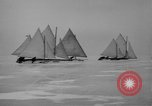 Standbild Ice Boat Race Detroit Michigan USA, 1917, aus Sekunde 22 historischem Filmmaterial Videoclip 65675041695