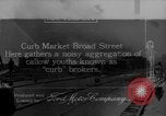 Image of New York Curb Market Brokers on Broad Street New York City USA, 1918, second 1 stock footage video 65675041698