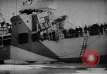 Standbild United States Coast Guard Cutter auf Patrouille aus Grönland Grönland, 1944, aus Sekunde 24 historischem Filmmaterial Videoclip 65675041743