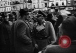Image of Hitler welcomed during the Anschluss Linz Austria, 1938, second 12 stock footage video 65675041767