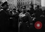 Image of Hitler welcomed during the Anschluss Linz Austria, 1938, second 15 stock footage video 65675041767