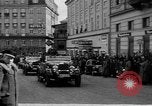 Image of Hitler welcomed during the Anschluss Linz Austria, 1938, second 22 stock footage video 65675041767