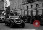 Image of Hitler welcomed during the Anschluss Linz Austria, 1938, second 24 stock footage video 65675041767