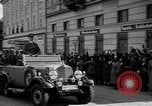 Image of Hitler welcomed during the Anschluss Linz Austria, 1938, second 25 stock footage video 65675041767