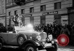 Image of Hitler welcomed during the Anschluss Linz Austria, 1938, second 26 stock footage video 65675041767