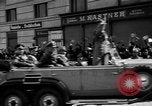 Image of Hitler welcomed during the Anschluss Linz Austria, 1938, second 28 stock footage video 65675041767