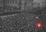 Image of Hitler welcomed during the Anschluss Linz Austria, 1938, second 39 stock footage video 65675041767