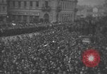 Image of Hitler welcomed during the Anschluss Linz Austria, 1938, second 40 stock footage video 65675041767