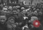 Image of Hitler welcomed during the Anschluss Linz Austria, 1938, second 42 stock footage video 65675041767