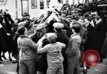 Image of Exuberant crowds cheer the Anschuss (Annexation of Austria by Germany) Vienna Austria, 1938, second 24 stock footage video 65675041768