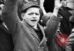 Image of Exuberant crowds cheer the Anschuss (Annexation of Austria by Germany) Vienna Austria, 1938, second 28 stock footage video 65675041768