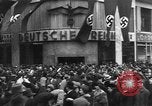 Image of Exuberant crowds cheer the Anschuss (Annexation of Austria by Germany) Vienna Austria, 1938, second 36 stock footage video 65675041768