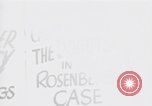 Immagine di Rosenberg caso Washington DC USA, 1953, secondo 1 filmato di repertorio 65675041780