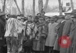 Image of Ferdinand Foch meets with Crow Native American Indians Montana United States USA, 1921, second 52 stock footage video 65675041803