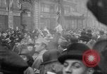 Image of Crowds celebrate World War I Armistice Paris France, 1918, second 32 stock footage video 65675041809