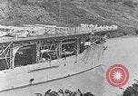 Image of The Aircraft Carriers USS Langley in Panama Canal and USS Saratoga bei Panama, 1925, second 7 stock footage video 65675041842