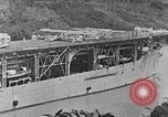 Image of The Aircraft Carriers USS Langley in Panama Canal and USS Saratoga bei Panama, 1925, second 12 stock footage video 65675041842
