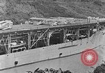 Image of The Aircraft Carriers USS Langley in Panama Canal and USS Saratoga bei Panama, 1925, second 13 stock footage video 65675041842