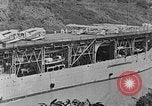 Image of The Aircraft Carriers USS Langley in Panama Canal and USS Saratoga bei Panama, 1925, second 16 stock footage video 65675041842