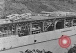 Image of The Aircraft Carriers USS Langley in Panama Canal and USS Saratoga bei Panama, 1925, second 18 stock footage video 65675041842