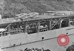 Image of The Aircraft Carriers USS Langley in Panama Canal and USS Saratoga bei Panama, 1925, second 20 stock footage video 65675041842