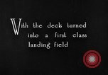 Image of The Aircraft Carriers USS Langley in Panama Canal and USS Saratoga bei Panama, 1925, second 23 stock footage video 65675041842