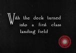 Image of The Aircraft Carriers USS Langley in Panama Canal and USS Saratoga bei Panama, 1925, second 24 stock footage video 65675041842