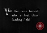Image of The Aircraft Carriers USS Langley in Panama Canal and USS Saratoga bei Panama, 1925, second 25 stock footage video 65675041842