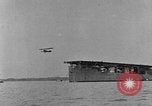 Image of The Aircraft Carriers USS Langley in Panama Canal and USS Saratoga bei Panama, 1925, second 43 stock footage video 65675041842