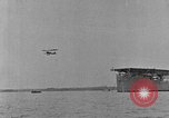 Image of The Aircraft Carriers USS Langley in Panama Canal and USS Saratoga bei Panama, 1925, second 45 stock footage video 65675041842