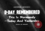 Standbild Alliierten Normandie Frankreich, 1964, aus Sekunde 1 historischem Filmmaterial Videoclip 65675041870