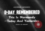 Standbild Alliierten Normandie Frankreich, 1964, aus Sekunde 3 historischem Filmmaterial Videoclip 65675041870