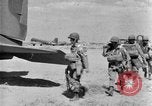 Image of C 47 aircraft with American paratroopers in World War 2 European Theater, 1943, second 1 stock footage video 65675041942