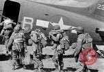 Image of C 47 aircraft with American paratroopers in World War 2 European Theater, 1943, second 12 stock footage video 65675041942